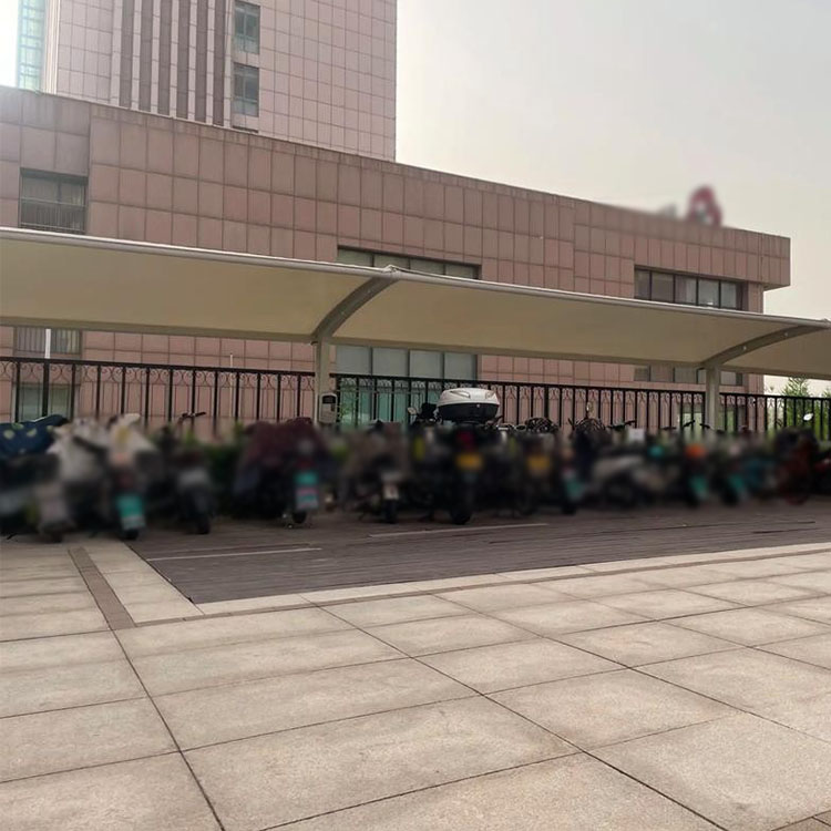 咸阳膜结构电动车棚