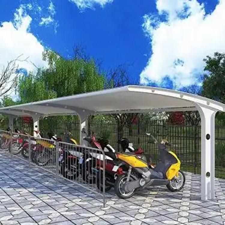 咸阳膜结构电动车棚