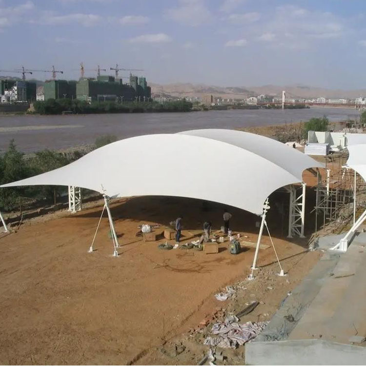 咸阳膜结构汽车棚